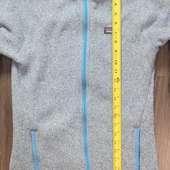 Patagonia Womens Quarter Zip Fleece Pullover Size M Blue - Picture 5 of 7